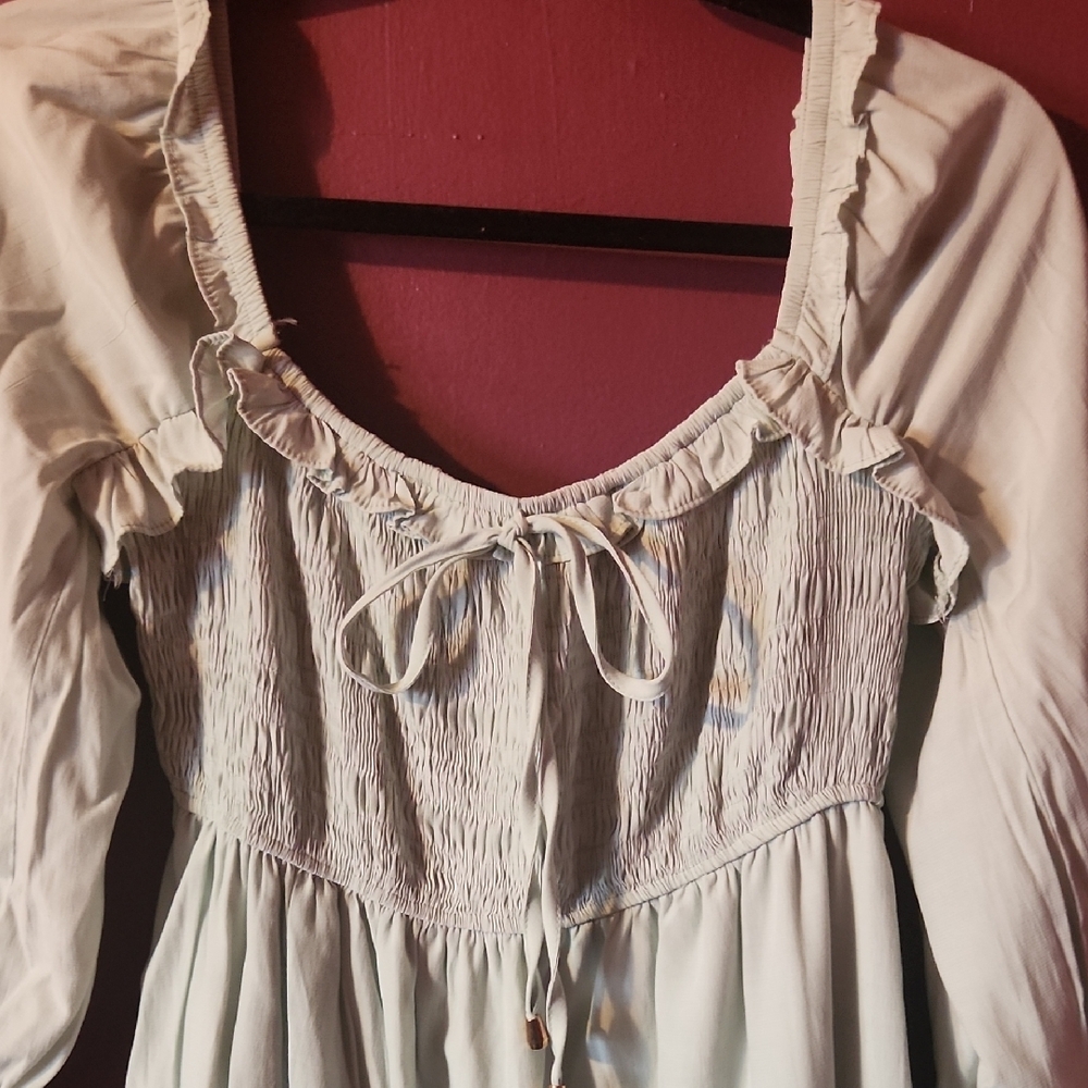 Green Cottagecore Dress - Picture 2 of 6